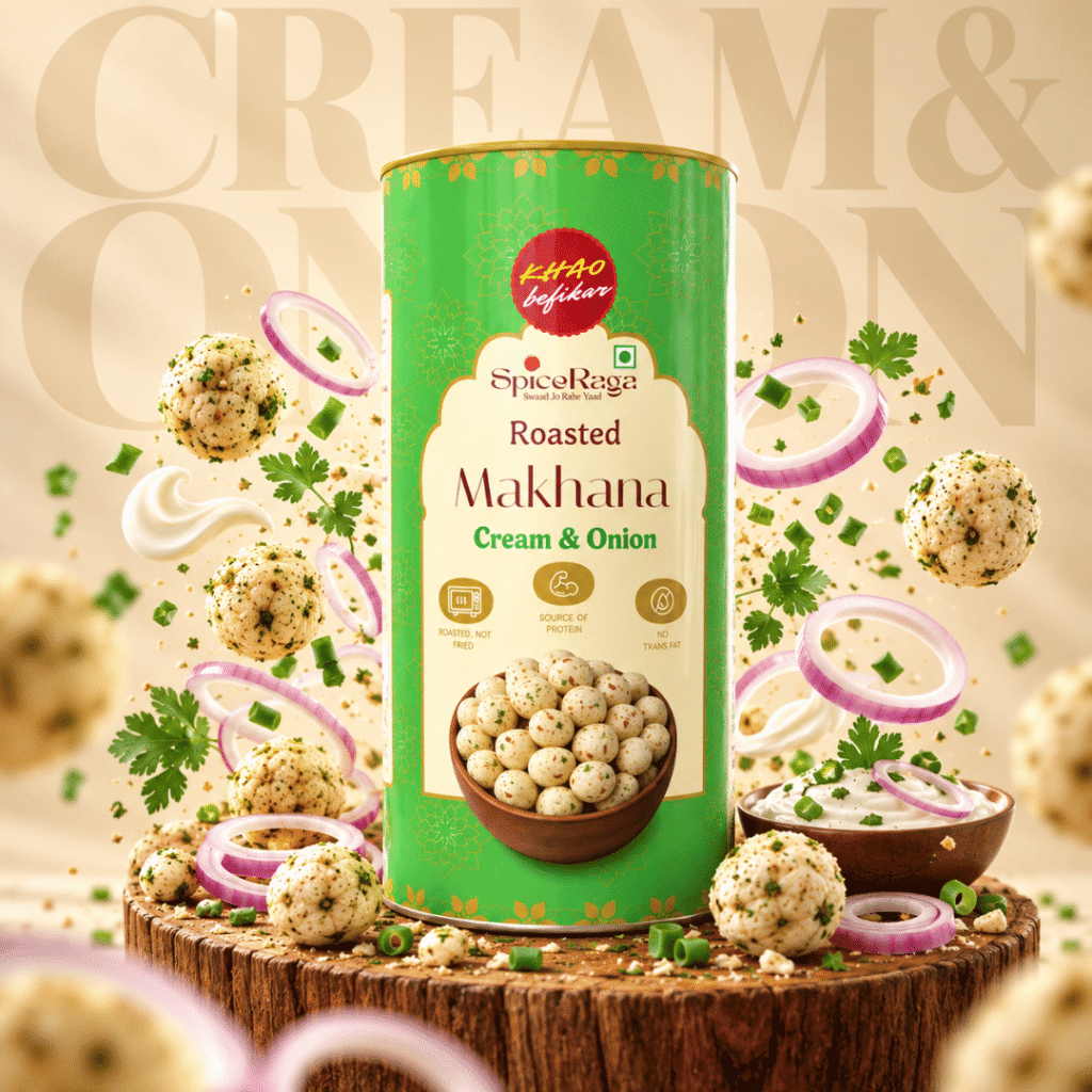 Cream & Onion Makhana 77g