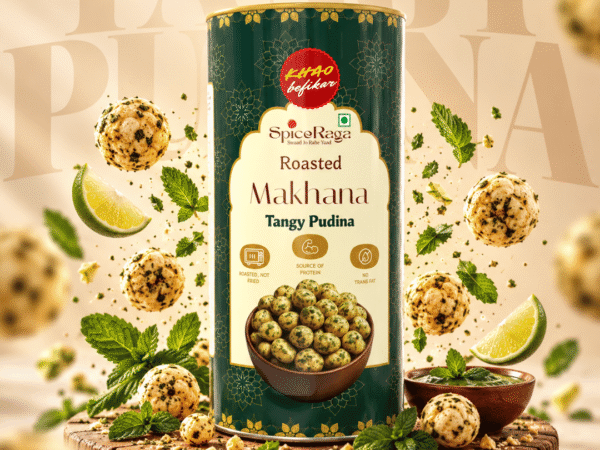 SpiceRaga Tangy Pudina Makhana 77g