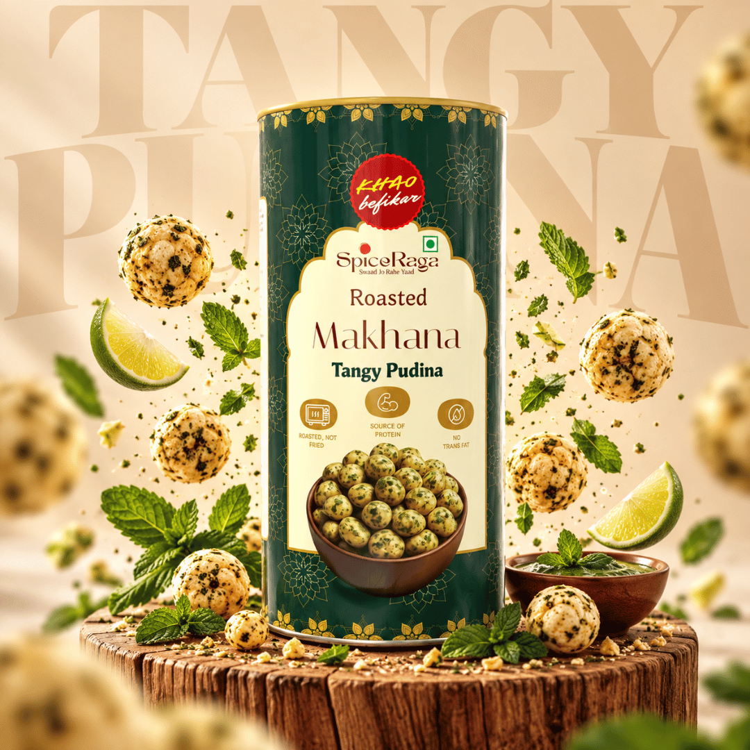 SpiceRaga Tangy Pudina Makhana 77g